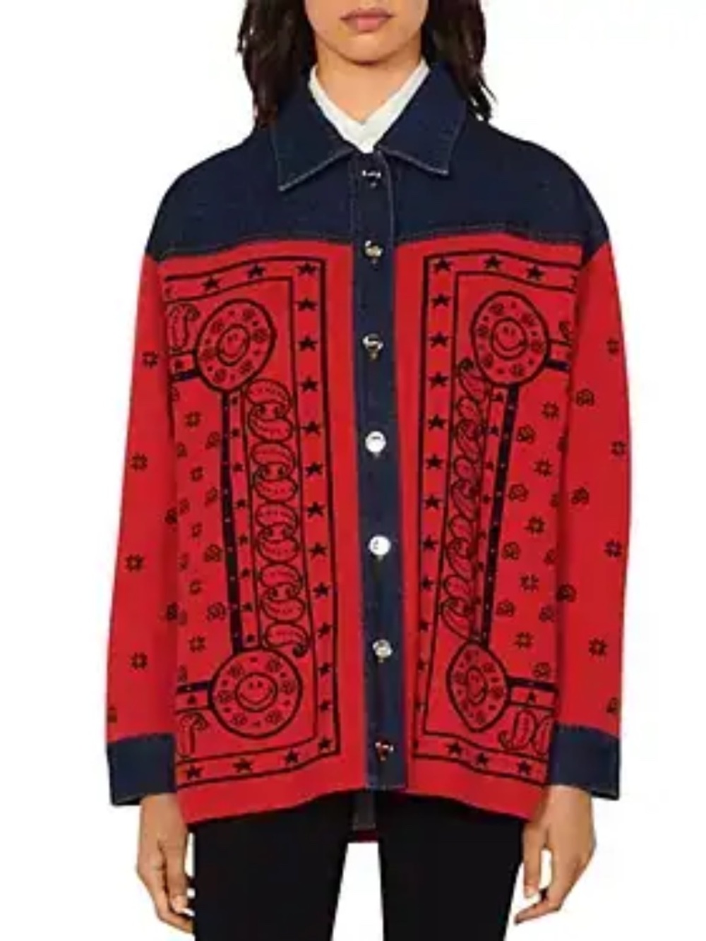 Jay Mix Media Bandana Shirt Jack - Picture 1 of 4